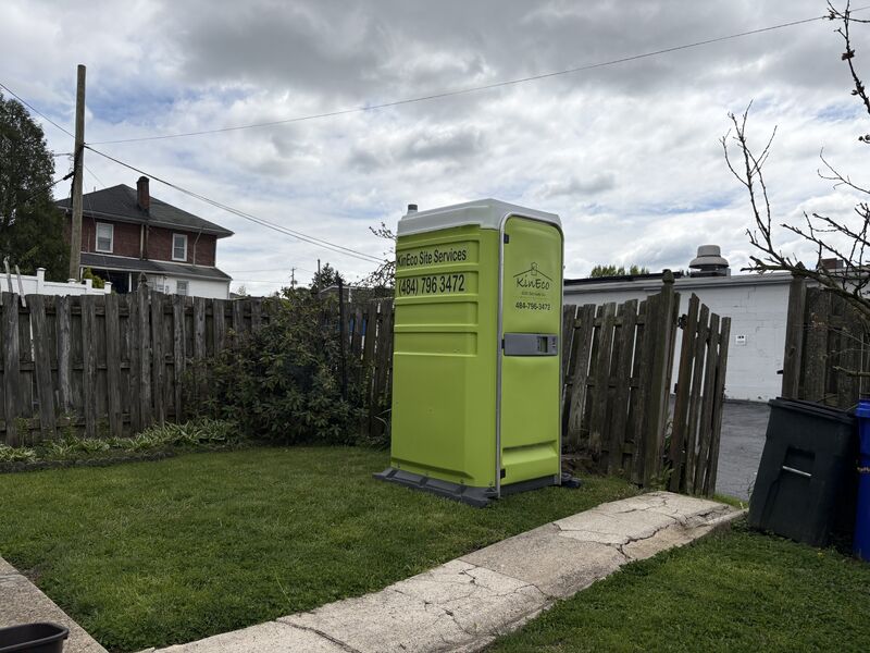 KinEco unit deployed at residential job site